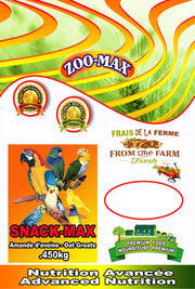 ZOO-MAX Snack-Max Gâteries Oiseaux Tournesol Sans Écale 300g